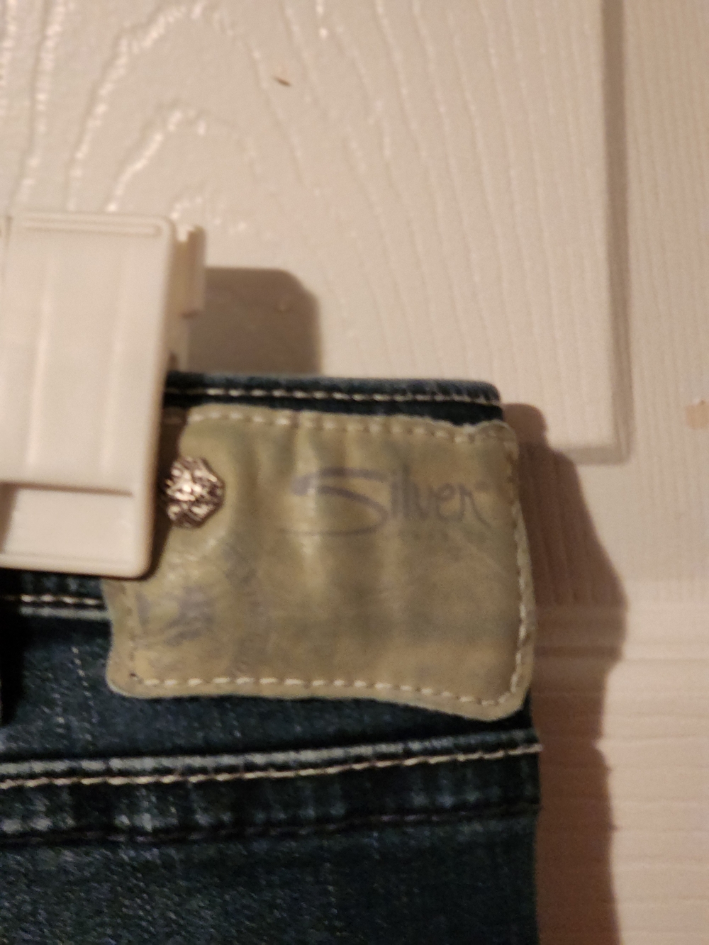 Silver Jeans Women's Dark Blue Skinny Jeans with Fading 30x31 - Picture 8 of 14